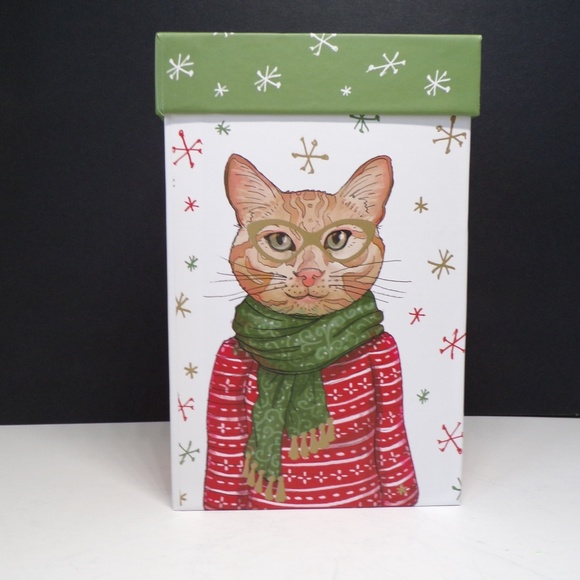 Travel Latte Cup GiftBox Christmas Cat 17oz HG1515 - Picture 5 of 8